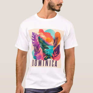 Dominica Hedendaagse Collage T-shirt