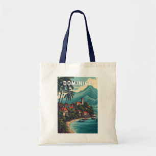 Dominica Illustratie Reis Kunst Vintage Tote Bag