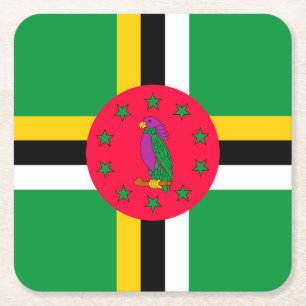 Dominica Kartonnen Onderzetters