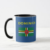 Dominica - Klassieke vlag en Mok van de rest (Links)