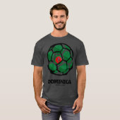 Dominica Land Vlag T-shirt (Voorkant volledig)