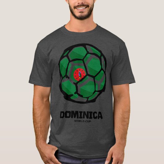 Dominica Land Vlag T-shirt (Voorkant)