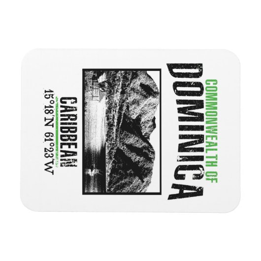 Dominica Magneet (Horizontaal)