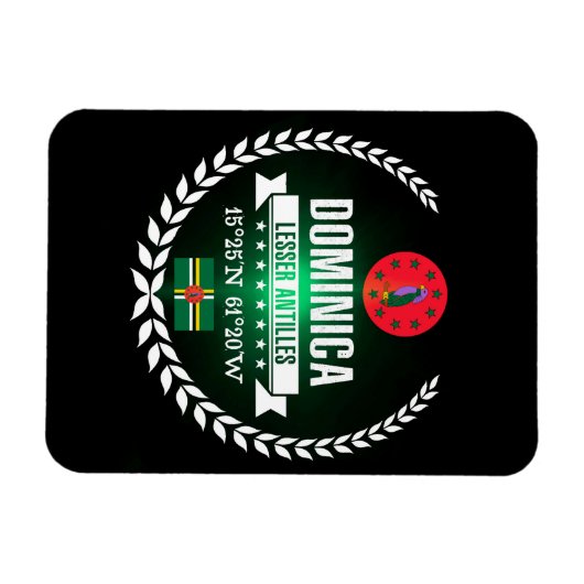Dominica Magneet (Horizontaal)