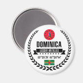 Dominica Magneet (Voorkant / Achterkant)