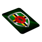 Dominica Mettalic Emblem Magneet (Rechterzijde)