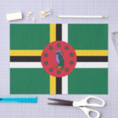 Dominica mode, Dominica Vlag tissuepapier (Craft)