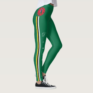 Dominica mode leggings, Dominica Vlag /sport Leggings