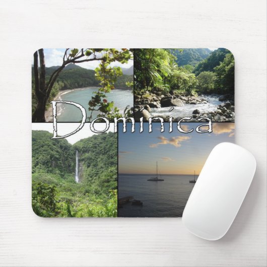 Dominica Mousepad Muismat (Met muis)