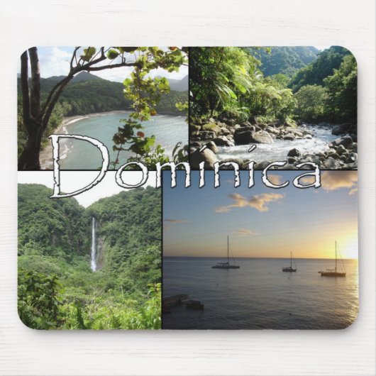 Dominica Mousepad Muismat (Voorkant)