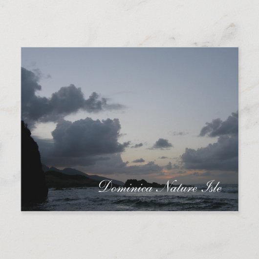 Dominica Natuur Isle Zee Uitzicht Briefkaart (Voorkant)