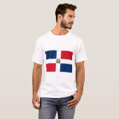 Dominica Republic Flag T-shirt (Voorkant volledig)