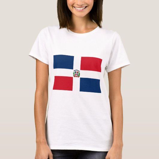 Dominica Republic Flag T-shirt (Voorkant)