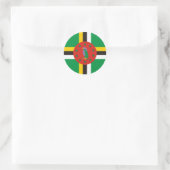 Dominica Ronde Sticker (Tas)