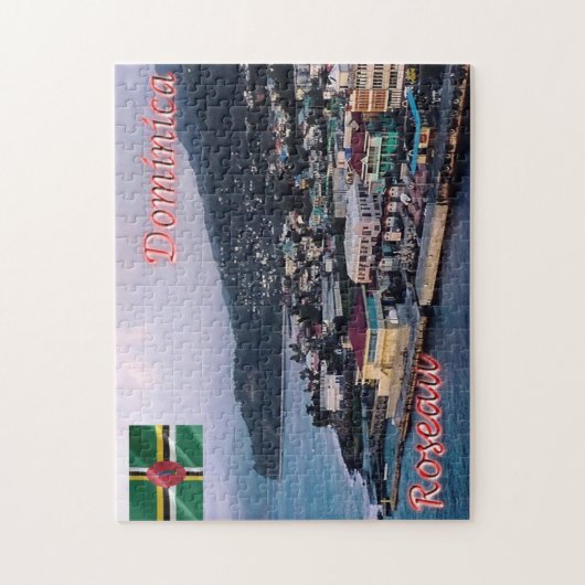 Dominica - Roseau - Legpuzzel (Verticaal)