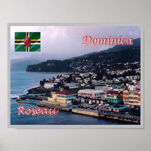 Dominica - Roseau - Poster (Voorkant)
