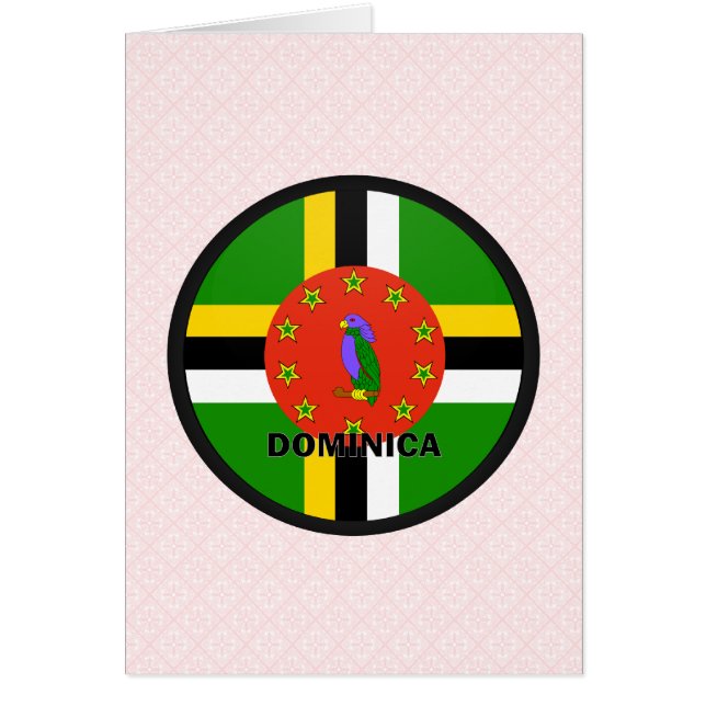 Dominica Roundel kwaliteitsvlag (Voorkant)
