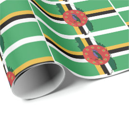 DOMINICA | Sisserou Parrot | DOMINICAANSE vlag Cadeaupapier