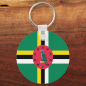Dominica-Sleutelhanger Sleutelhanger (Voorkant)