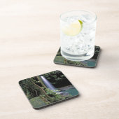 Dominica, Smaragdpoel, Waterval. Bier Onderzetter (Rechterzijde)