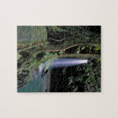 Dominica, Smaragdpoel, Waterval. Legpuzzel (Horizontaal)