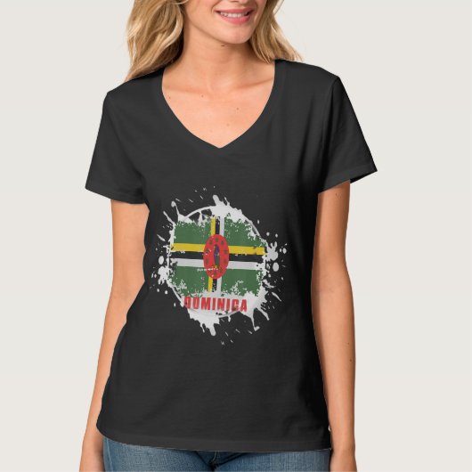 Dominica Splash T-shirt (Voorkant)