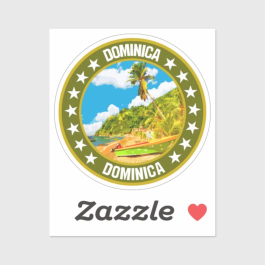 Dominica Sticker (Vel)
