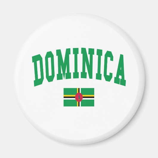 Dominica Stijl Magneet (Voorkant)