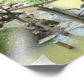 Dominica Sulpher-pools Foto Afdruk (Hoek)