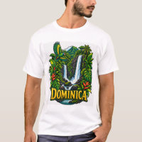 Dominica Trafalgar-watervallen erfgoed T-shirt