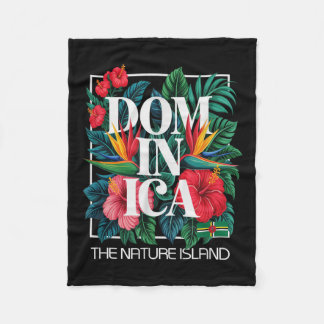 Dominica vakantie eiland West-Indië Caribisch gebi Fleece Deken