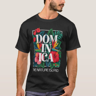 Dominica vakantie eiland West-Indië Caribisch gebi T-shirt
