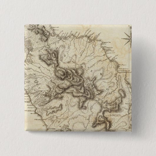 Dominica Vierkante Button 5,1 Cm (Voorkant)