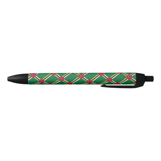 Dominica vlag balpen zwarte inkt pen (Bodem)