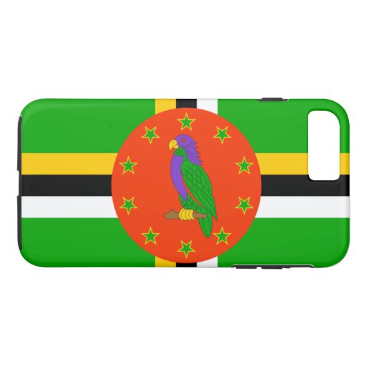 Dominica-vlag Case-Mate iPhone Case (Achterkant (Horizontaal))