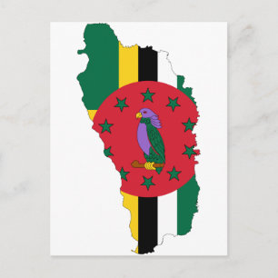 Dominica-vlag DM Briefkaart