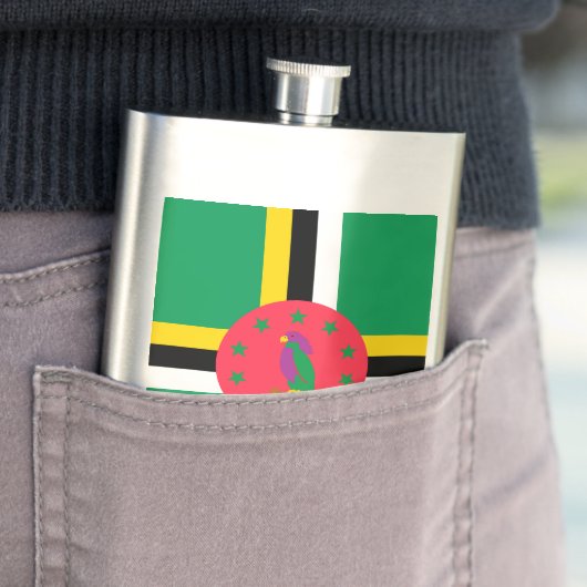 Dominica-vlag Flacon (Voorbeeld)