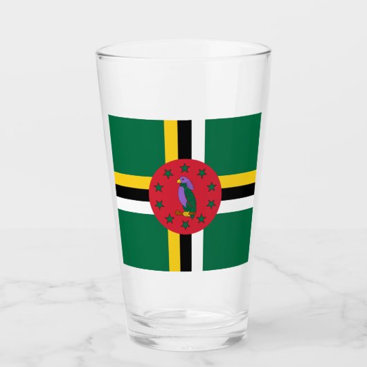 Dominica-vlag Glas (Voorkant)