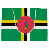 Dominica-vlag Groot Cadeauzakje (Achterkant)