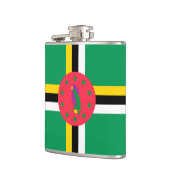 Dominica-vlag Heupfles (Links)