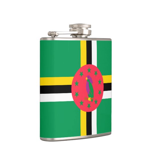 Dominica-vlag Heupfles (Rechts)