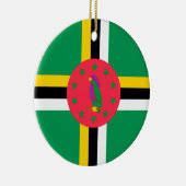 Dominica-vlag Keramisch Ornament (Rechts)