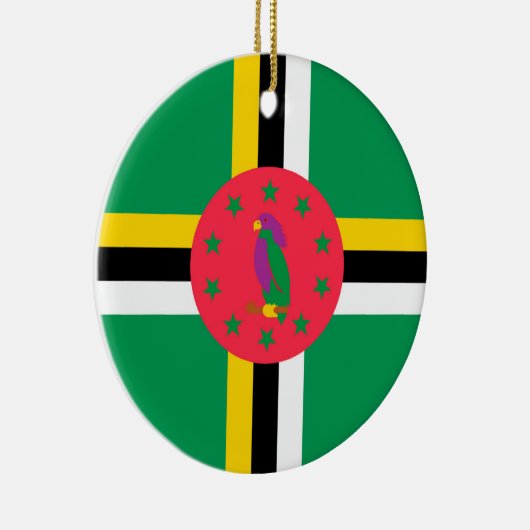 Dominica-vlag Keramisch Ornament (Rechts)