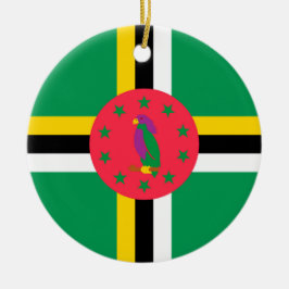 Dominica-vlag Keramisch Ornament