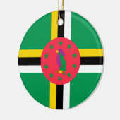 Dominica-vlag Keramisch Ornament (Links)