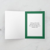 DOMINICA-VLAG | kerstpudding | feestelijk Feestdagen Kaart (Binnen)