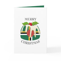 DOMINICA-VLAG | kerstpudding | feestelijk