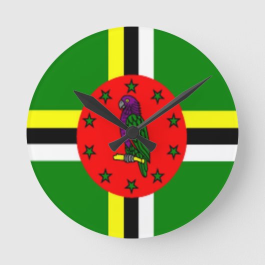 dominica vlag klok (Voorkant)
