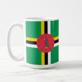Dominica-vlag Koffiemok (Links)