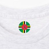 Dominica-vlag Labels (Aangebracht)